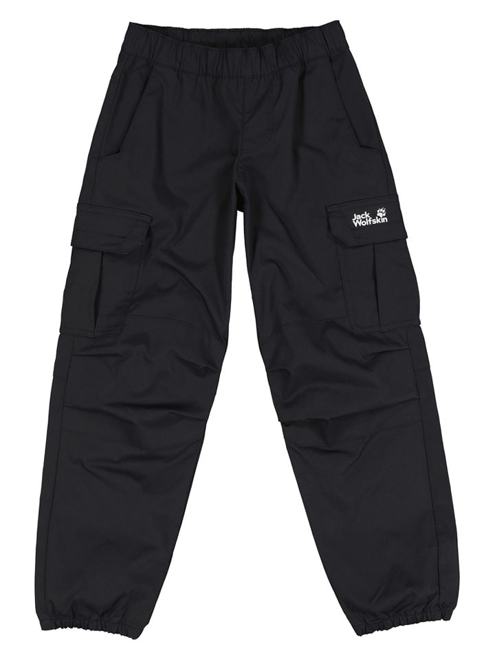 Jack Wolfskin Cargohose in Schwarz - 104