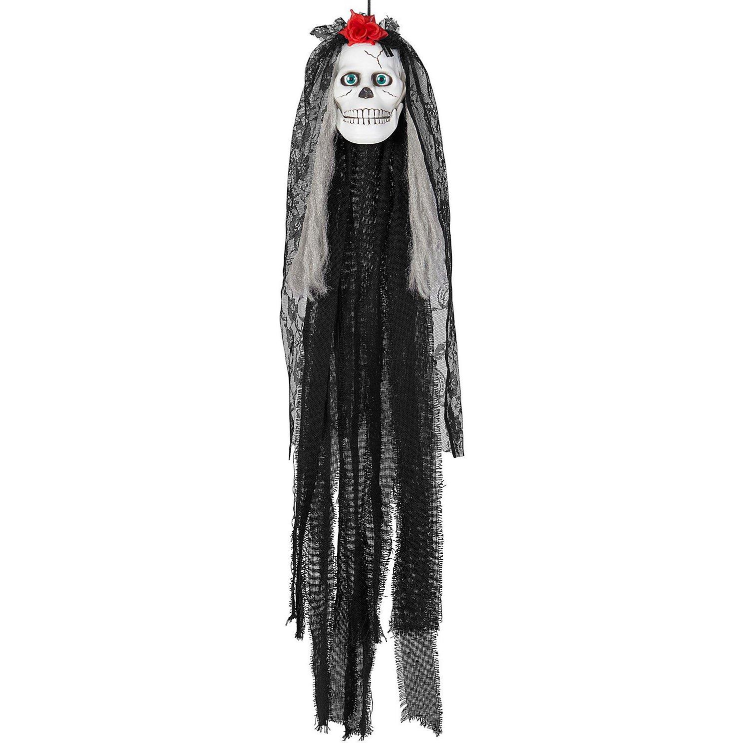 Deko "Totenkopf-Braut", sprechend