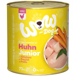WOW DOG Junior Huhn 6x800 g