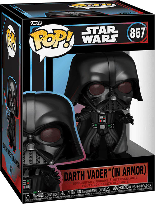 Funko Pop! Star Wars Darth Vader in Armor Vinyl Figure #867, Officially Licensed Star Wars Collectible, Vinyl Bobblehead