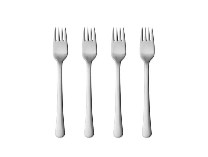 Georg Jensen Fourchette à tarte Copenhague mat Lot de 4