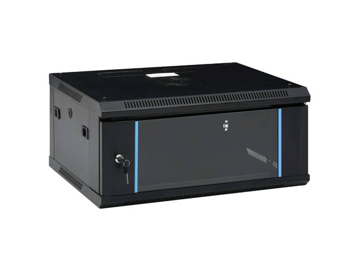 vidaXL 4U Netzwerkschrank Wandmontage 19 IP20 600x450x285 mm