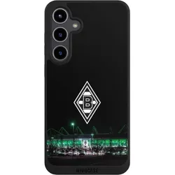 Nivocase Handyhülle für Samsung Galaxy S24+ Hülle NIVOpure Case Schwarz Borussia Mönchengladbach (Samsung Galaxy S24+), Smartphone Hülle, Schwarz