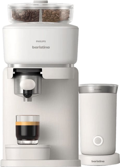 Philips Baristina Bean Swap BAR320/00 Wit met Melkopschuimer