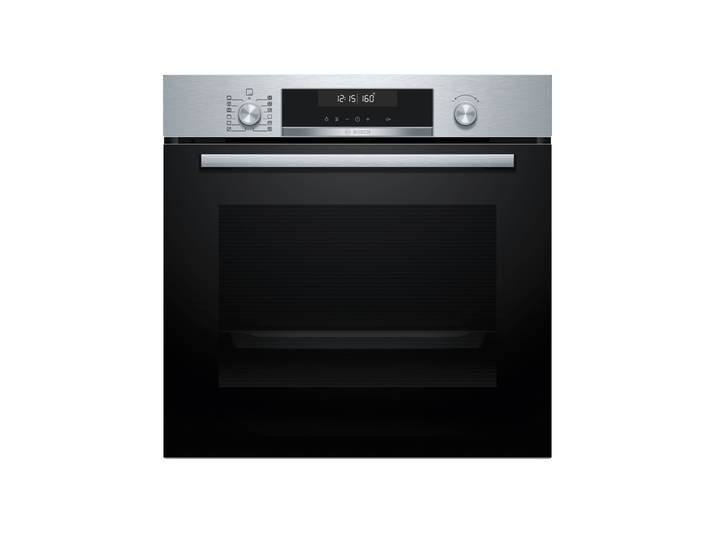 BOSCH Pyrolyse Backofen HBG578BS3 , Energieeffizienz: A+, grau (edelstahl), B:59,4cm H:59,5cm T:54,8cm, Backöfen, Air Fry für knsuprige Lebensmittel & automatische Selbstreinigung, Pyrolyse Backofen