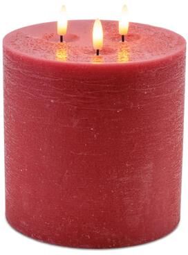 FIA Red Triple Wick Candle (Set of 2) by Melrose in Red (Size ONE SIZE)