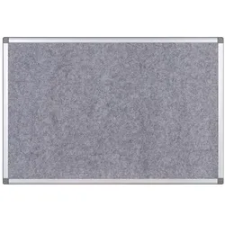 Filzbrett, grau, 900 x 600 mm