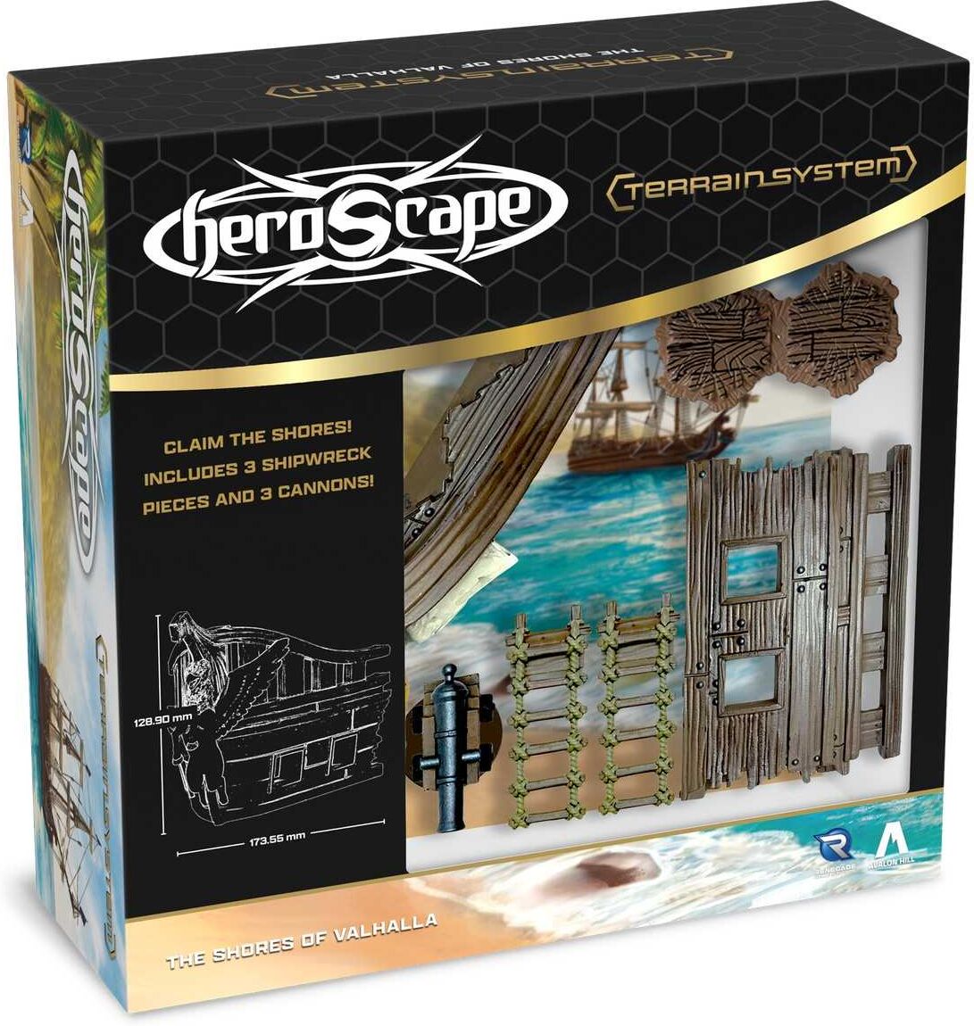 Heroscape: Shores of Valhalla Terrain Expansion for Board Games, Ages 8+, by Renegade Game Studio