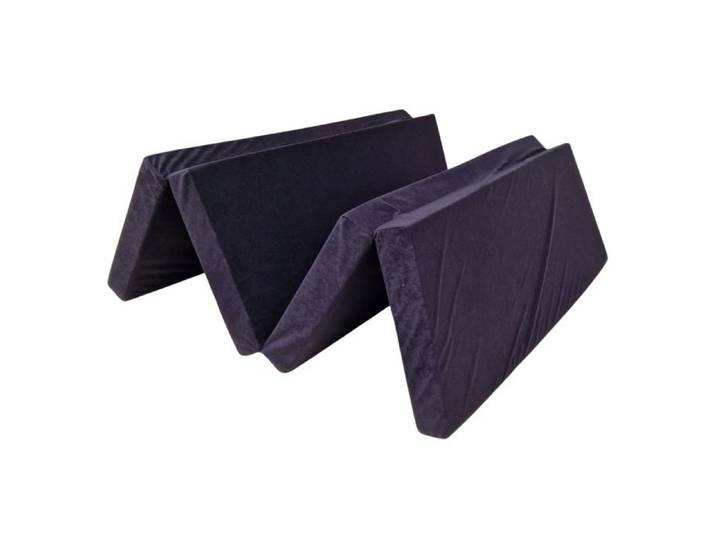 Une chauffeusse pliable 200 x 120 x 8 cm - 0001 Noir