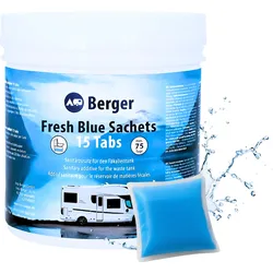Berger Fresh Blue Sachets Sanitärzusatz 15 Tabs