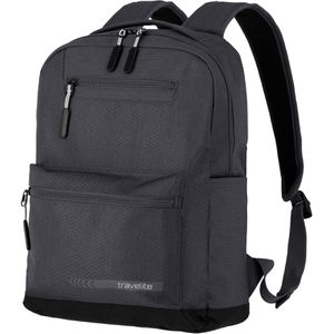 Travelite Rucksack Kick Off M, 40 cm, mit Laptopfach, anthrazit, Polyester, 17 Liter