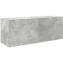 vidaXL Bad-Wandschrank Betongrau 80x25x30 cm Holzwerkstoff
