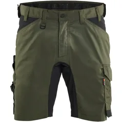 Arbeitsshorts "1753" - C60 - waldgrün/schwarz
