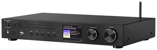 Soundmaster ICD4350SW CD-Player Schwarz WLAN, DAB+, CD-Player, Bluetooth, Internetradio