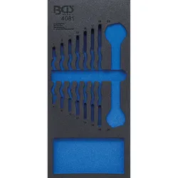 BGS Werkstattwageneinlage 1/3 leer für Art. 4081 - 4081-1