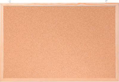 Memoboard Kork, Korktafel, Naturrahmen, 800 x 600 mm, braun