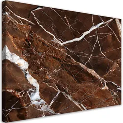 LEINWANDBILD Abstrakter Glamour aus braunem Marmor 90x60cm