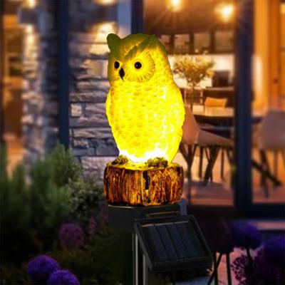 Inspired Finds Solar Decorative Animal Garden Lights Waterproof Outdoor Figurine Lawn Lights owl Solar Light