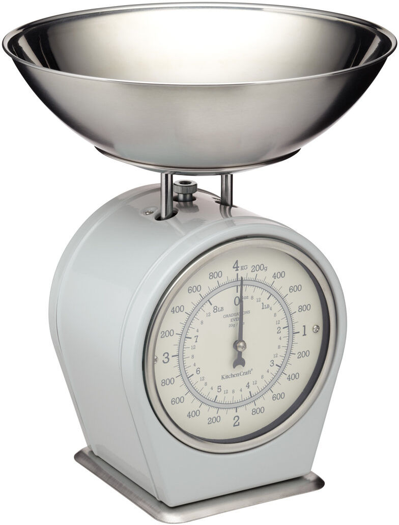 KitchenCraft Living Nostalgia Kitchen Scale Grey 25.7cm H X 25cm W