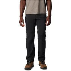 Columbia, Herren, Outdoorhose, Silver Ridge Utility Convertible Pant (W30/L30), Schwarz