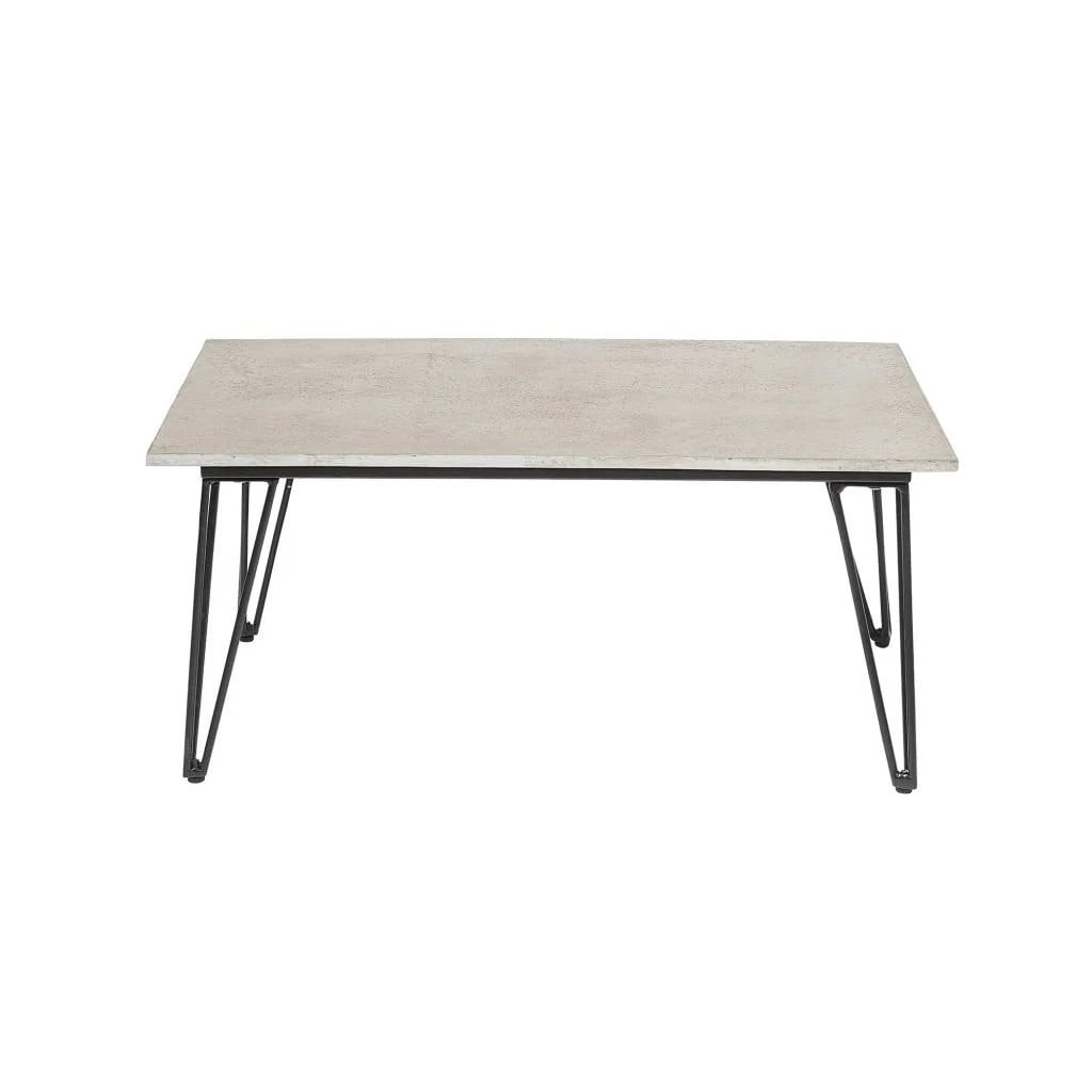 Bloomingville Mundo salontafel grijs vierkant B/D/H: 90 x 60 x 42 cm