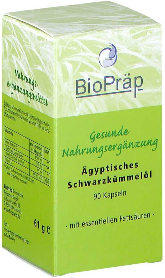Ägyptisches Schwarzkümmelöl Kapseln 90stk