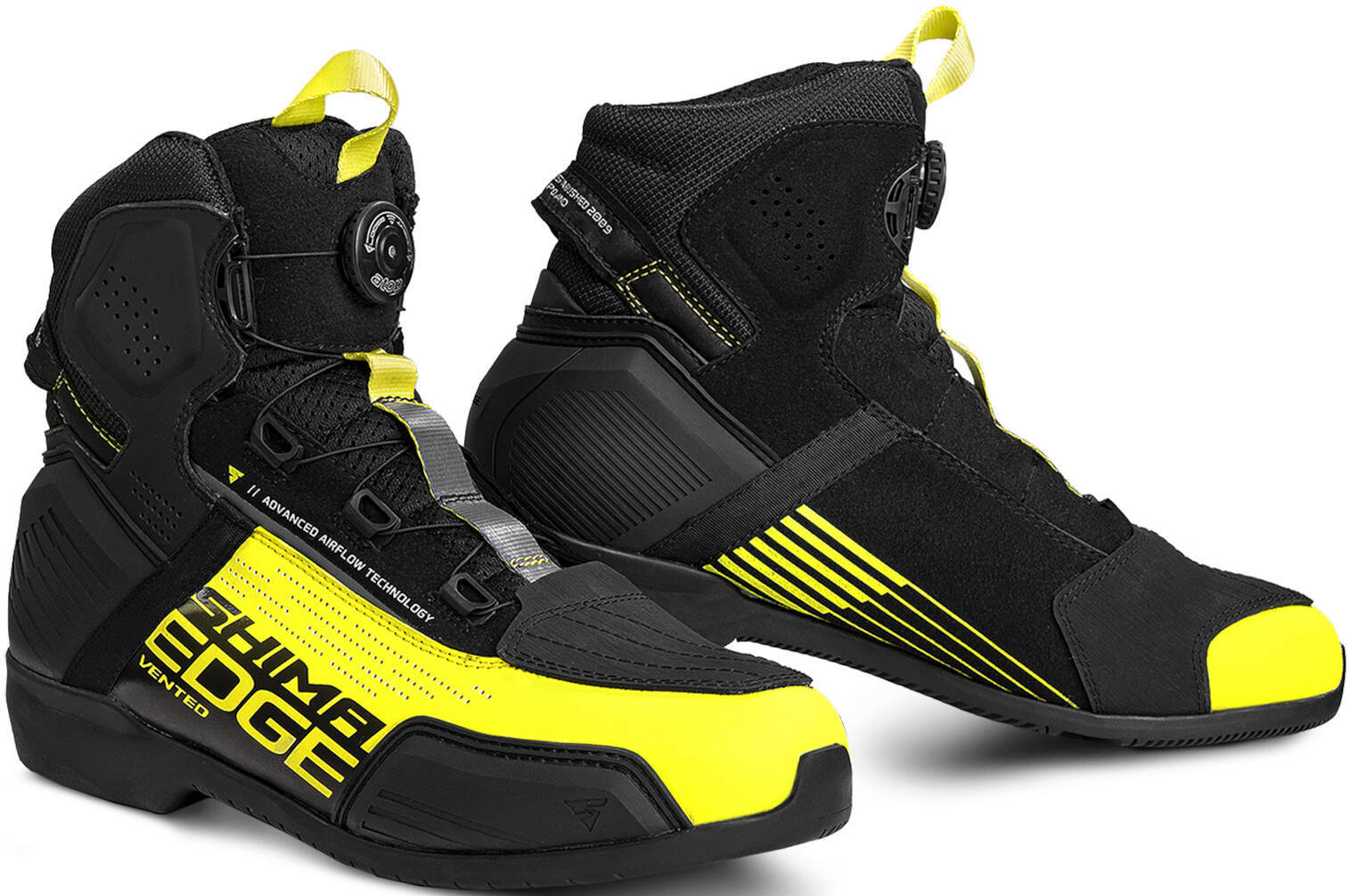 SHIMA Edge Vented Motorrad Schuhe EDGE-VENT-MEN-FLUO-43