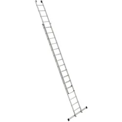 Euroline Alu-Schiebeleiter 2-teilig Nr. 302 2x16 Sprossen