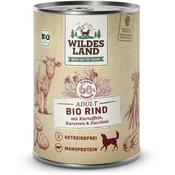 Wildes Land 6 x 400g Bio Rind mit Kartoffel
