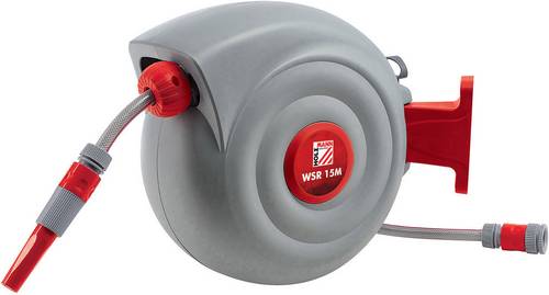 Holzmann Maschinen WSR15M Gartenschlauchaufroller 15m 1/2 Zoll 1 St. Grau, Rot