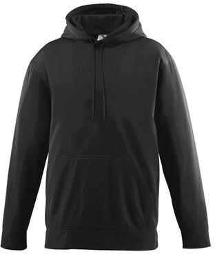 Augusta Sportswear 5505 Wicking Fleece Hoodie in Black size 5XL
