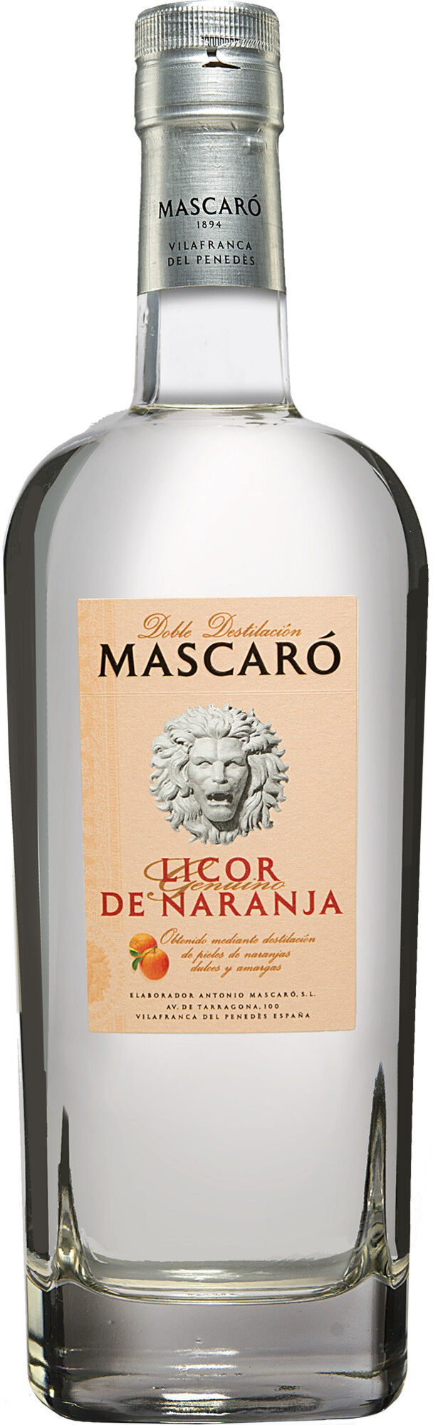 Mascaró Orangen-Likör »Licor de Naranja« - 0,7 L. 40% Vol. aus Spanien