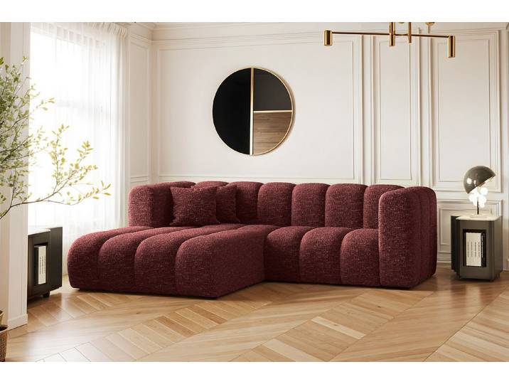Kaiser Möbel Ecksofa L-form Sofa Grand Modular Stoff Haga und Salvador, Große Auswahl an Farben, moderner Stil, modular