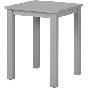 Inter-Link Beistelltisch Stellan, 13086900, grau, Massivholz, quadratisch, (B/H) 45 x 55 cm