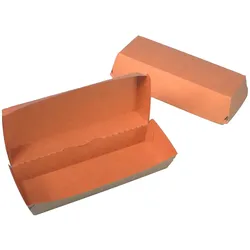 600 Bio Baguetteboxen Sandwich- und Hotdog Snackbox 230/210x95/75x60mm