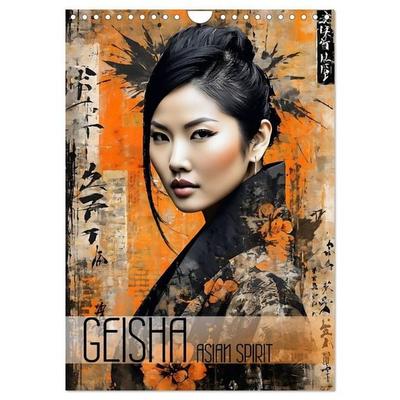 Geisha - Asian Spirit (Wandkalender 2027 DIN A4 hoch), CALVENDO Monatskalender
