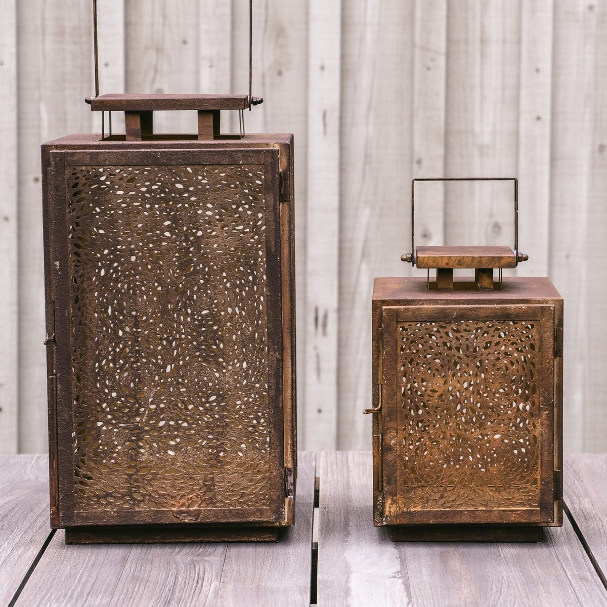 Gartenträume Lantaarn Spot Brown Antique voor volwassenen