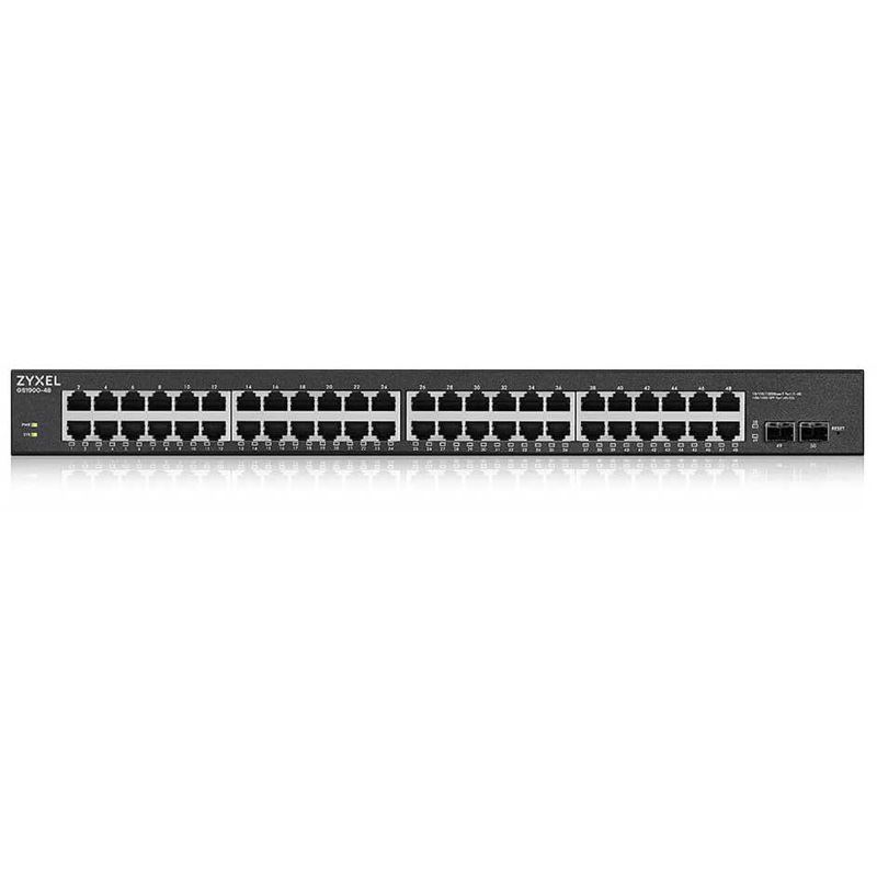 ZyXEL Switch 19" 48x GE GS1900-48HP V2 48 Port Gbe L2 PoE