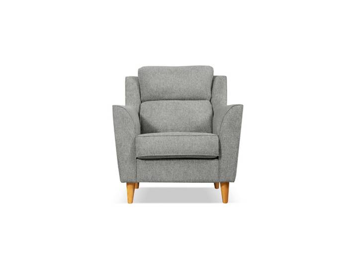 Livetastic Sessel Nordic, Grau, Füllung: Polyester, 89x96x88 cm, Wohnzimmer, Sessel, Sonstige Sessel