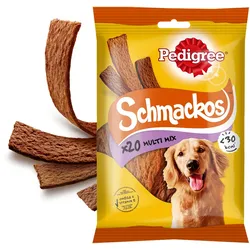PEDIGREE Schmackos 144g - Hundeleckerlis (Rind, Huhn, Lamm, Ente)