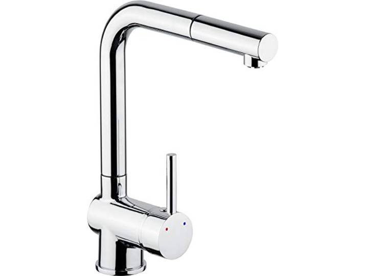 Cornat Küchenarmatur Livenne – Wasserhahn für Küche – verchromt Ausziehbare schwenkbare Schlauchbrause – komfortable Bedienung – viel Bewegungsfreiheit – stabile Ausführung