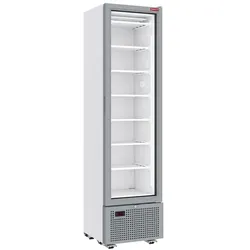 Diamond Negative Kühlvitrine 221 Liter - 7 feste Ebenen - WEISS (SSN33-SW)