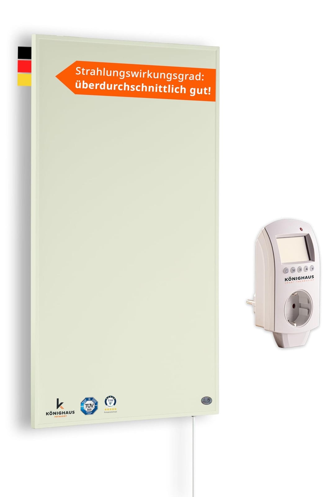 Selius Infraroodverwarming Colorado Edition - 600 Watt - Groen - Wandmontage