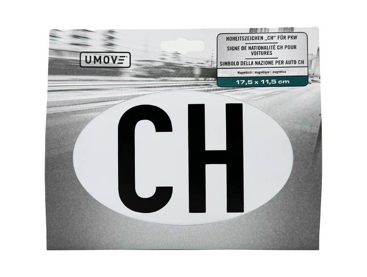 Umove Hoheitszeichen CH magnetisch PW, 17.5 x 11.5 cm