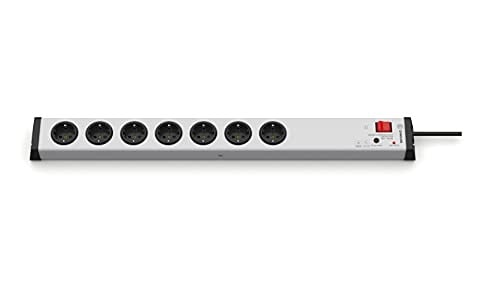 Ehmann 0207x00072301 7-voudige overspanningsbeveiliging en netfilter stekkerdoos