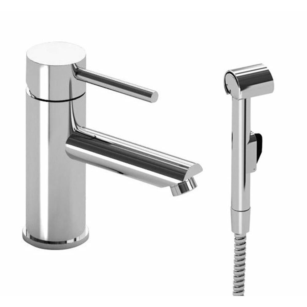 Sapho RHAPSODY Wastafelmengkraan met toiletdouche, chroom