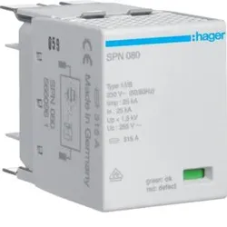 Hager SPN080 Steckmodul 1P 25kA Typ1 SPN8xxx P