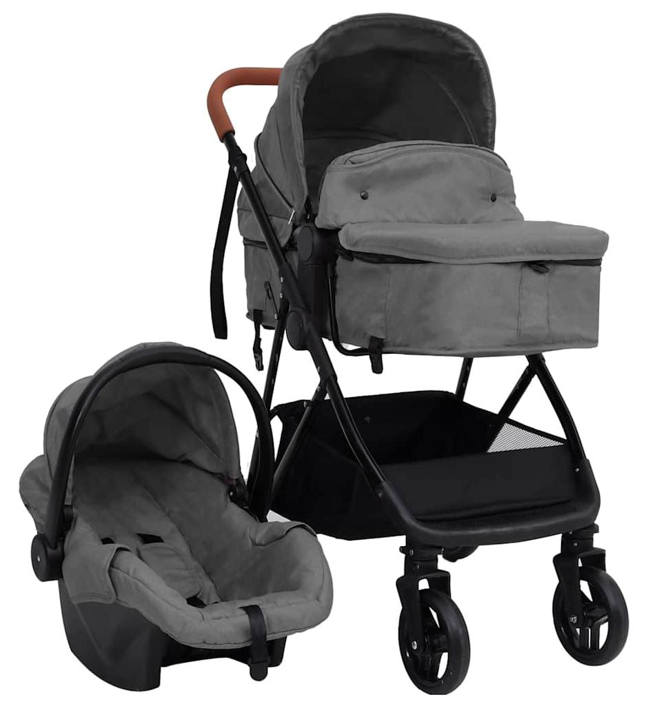 Buggy - Umstandswagen - Kinderwagen - Faltbarer Buggy - Reisebuggy - 3-in-1 Multifunktionsmodell - Stabiler Stahlrahmen