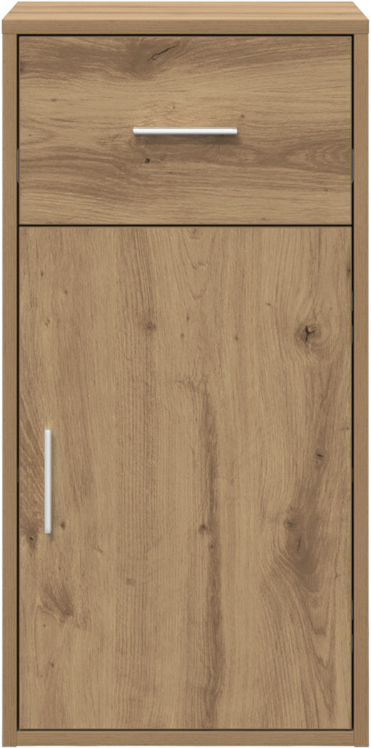 17 Stories Sideboard 38 X 34.5 X 75 Cm Engineered Wood Artisan Oak 75cm H X 38cm W X 34cm D