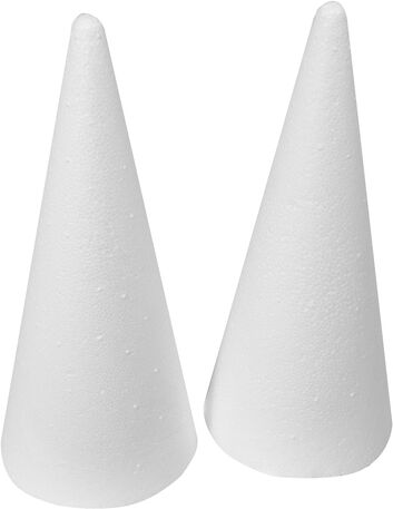 Styropor-Kegel, in verschiedenen Größen